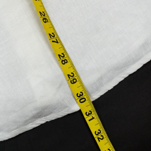 Alex Crane Ola Linen Shirt Men's XL White Short Sleeve Casual Button-Up Travel - Picture 8 of 10